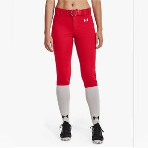 Under Armour Women’s Utility Softball Pants XL, Red